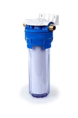 Корпус фильтр Гейзер SL10"х1/2", прозрачный (Стандарт)