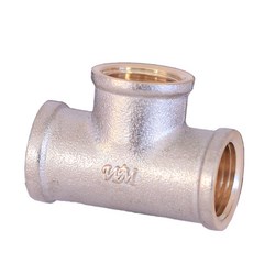 Тройник  1/2" г/г/г (ник/латунь) WaterMark /8