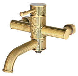 51022-1  KAISER Milos ванна/душ ø35 Bronze (комплект)