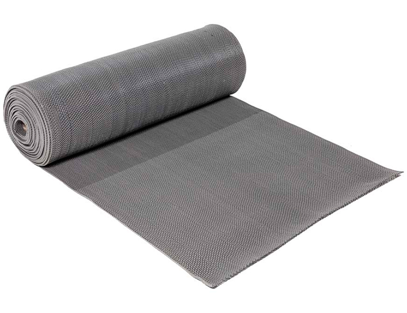 Грязезащитное покрытие "ЗигЗаг" 120х1500 см 4,5 серый  (S mat 4.5 mm 120x1500 Grey)