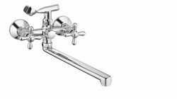 2025  VIKO ванна крест, цинк /кер.перекл. плоский излив 33см