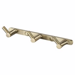 0033 Планка KAISER с 3-мя V-крючками Bronze