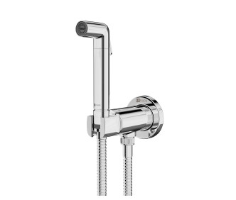 смеситель биде LEMARK Solo картридж 25мм, с гигиеническим душем, встраиваемый, хром LM7171C