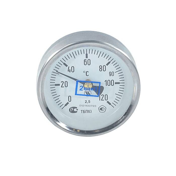 Термометр ТБП63/ТР38 120С Дк63 накладной НПО ЮМАС