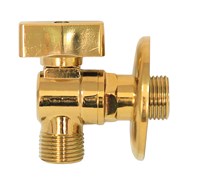 268 Кран KAISER 1/2"х1/2" угловой Gold /20 шт/