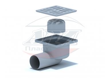 TA5104 Трап АНИ ф50 косой, решетка пластик 10 х10