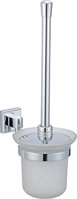 161  Туалетный ёршик настенный VIKO в кор. (латунь) Chrome