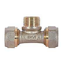 Тройник м/п 20х1/2"нар. WaterMark /TM 4