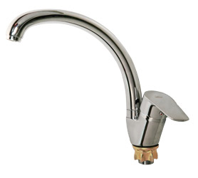 4504  VIKO кухня боковой ф40, цинк, с гайкой Chrome