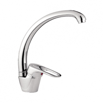 смеситель кухня LEDEME картридж д.40мм утка, цинк L4128-B