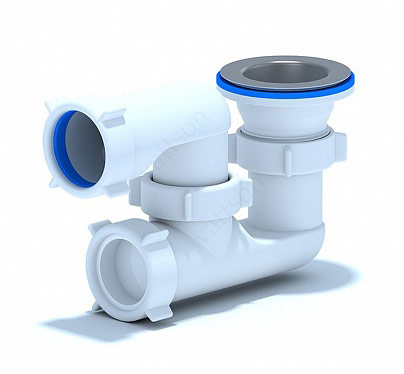 Е210 Сифон Ани 1-1/2" х 40 для душ/поддона, регул.