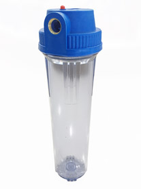 Фильтр/колба BB20 магистральный/прозрачная 1" полипропилен, 2-е кольцо