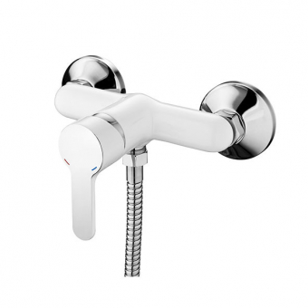 смеситель душ LEDEME картридж д.35мм, белый, L2003W