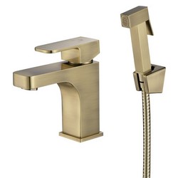 34088-1  KAISER Sonat тюльпан+биде с гиг душем Ø35 Bronze