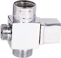 Дивертор евро 3/4 квадрат шар.VIKO W07-3 )* VD703