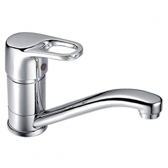 смеситель кухня LEDEME картридж д.40мм L-15см L4550