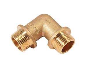 Уголок  1/2" НН (латунь)  KAISER/10 шт/