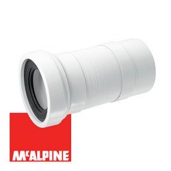 Гофра WC для унитаза (230-440мм) "McALPINE" WC-F23P / без леп.