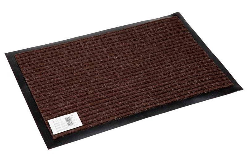 Коврик грязезащитный 40х60 см коричневый (Double stripe doormat 40х60 Brown)