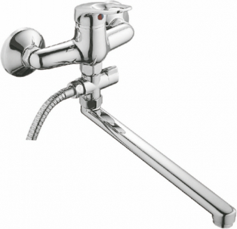 смеситель ванна LEDEME картридж д.35мм длинный излив L-30 L2137