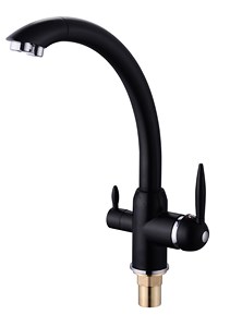5224  VIKO кухня боковой под фильтр (латунь) Ф35 Black