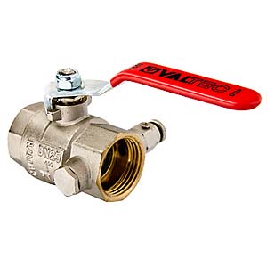 245 Кран шар. VALTEC 3/4" вн./вн. с дренажом ручным спуском