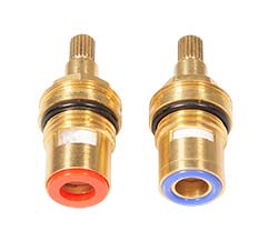 Кран-букса KАISER 1/2 для смес. серии 42/57/11255/11211, 20 шлиц 90* /1 пара/  (42/57К)