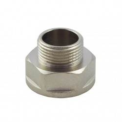 Переходник  3/4"гх1/2"ш (хром)  Kaiser/5