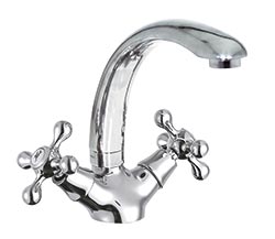 1233  VIKO кухня крест., цинк, литой излив