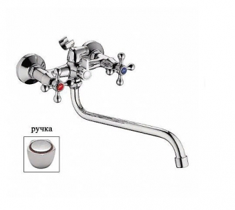 смеситель ванна LEDEME керамика переключатель душа картридж L2309