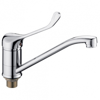 смеситель кухня LEDEME картридж д.40мм с гайкой хирургический L4979