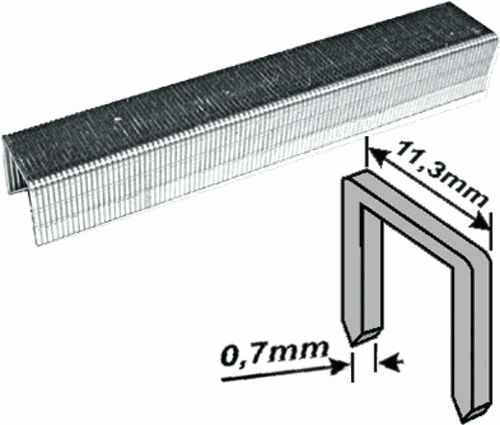 скобы для мебельного степлера 10мм /1000шт./ (31410)