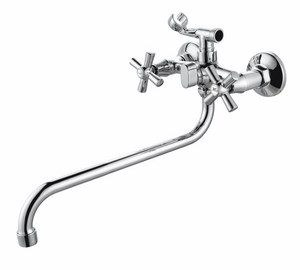 1415  VIKO ванна  крест, цинк (карт/перекл.) 24 шлица излив 28см