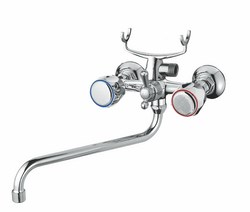 2405  VIKO ванна круг (шар/перекл.) круглый излив 34см (латунь)