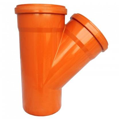 ТРОЙНИК D=160/110 х 45* ПП  WaterMark SN2 наружный (4 шт)