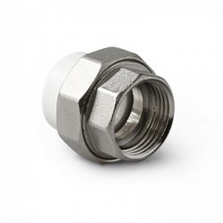АМЕРИКАНКА  ВР ф20 х 1/2" (белый)**