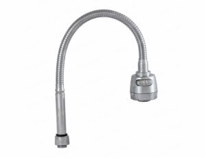 0370 Излив  VIKO для смесителя кухни гибкий с аэратором, в блистере Chrome