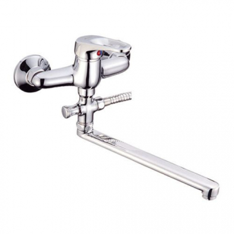 смеситель ванна LEDEME картридж д.35мм длинный излив L-30 L2113