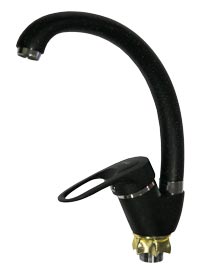 4224  VIKO кухня боковой ф40, цинк, с гайкой Black Sandbeige