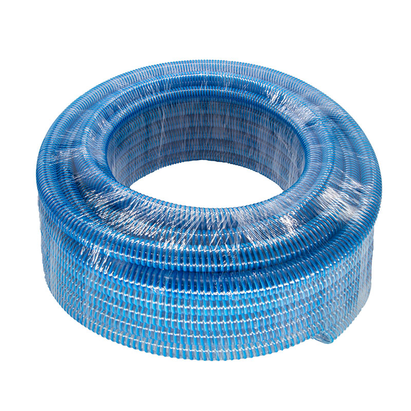 шланг напорно всасывающий д.25 мм морозостойкий армирован ПВХ спиралью, синий (30м.)