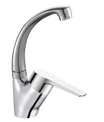 6731  VIKO тюльпан боковой ф40, цинк, низк. излив