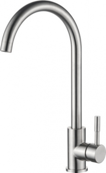 смеситель кухня LEDEME картридж 35мм, нерж.сталь L4998-3