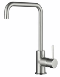 26844-5  KAISER Merkur кухня боковой Г-излив Ф35 Silver