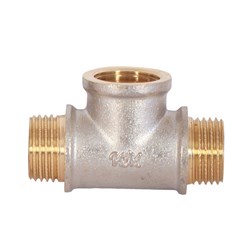 Тройник 1/2" ш/г/ш (ник/латунь)  WaterMark /10 шт/   