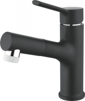 смеситель умывальник LEDEME с выдвижной лейкой, аэратор с 2-мя режимами, L1055B-25