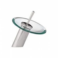 смеситель умывальник LEDEME 16см.прозр.стекл L1055-2