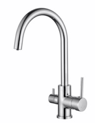 26744  KAISER Merkur кухня бок под фильтр R-излив Ф35 Chrome