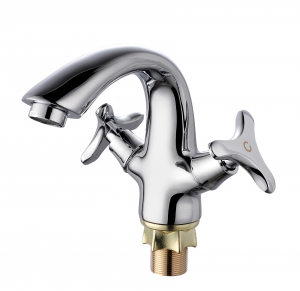 1601  VIKO тюльпан крест, цинк, (монолитный) 24 шлица Chrome