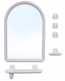 набор для ванной BEROSSI 5604 белый мрамор