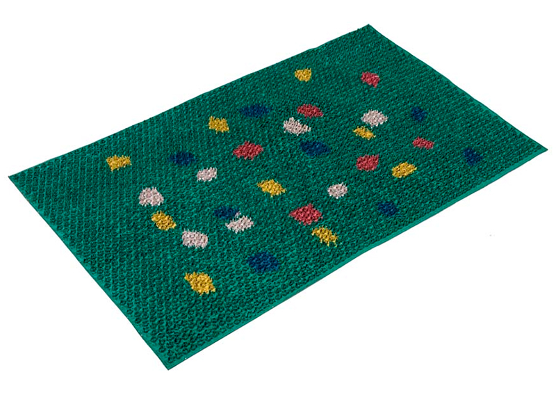 Коврик придверный "Травка" (Grassmats) зеленая 45х75 мм